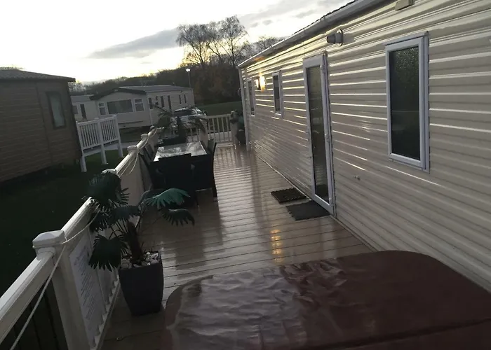 3 Bedroom 8 Berth Standard Basic Caravans With Hot Tub,Mountain Bikes